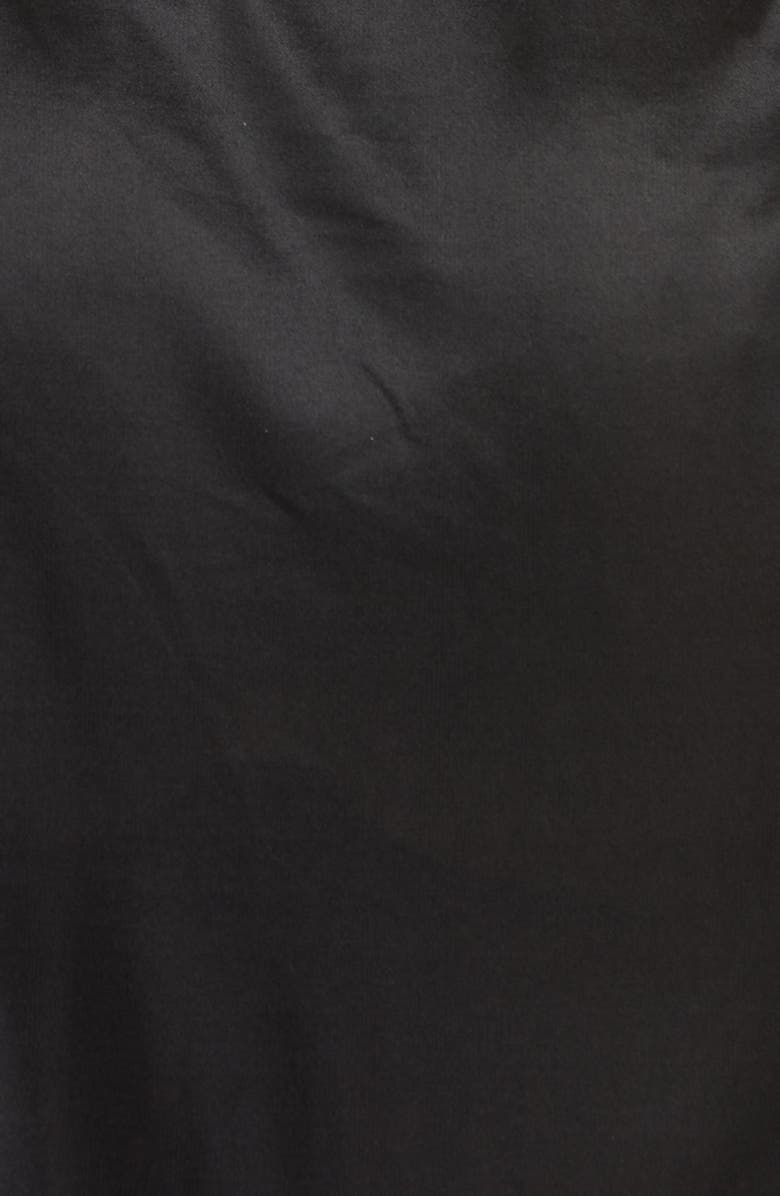 Natori Enchant Charmeuse Robe, Alternate, color, Black