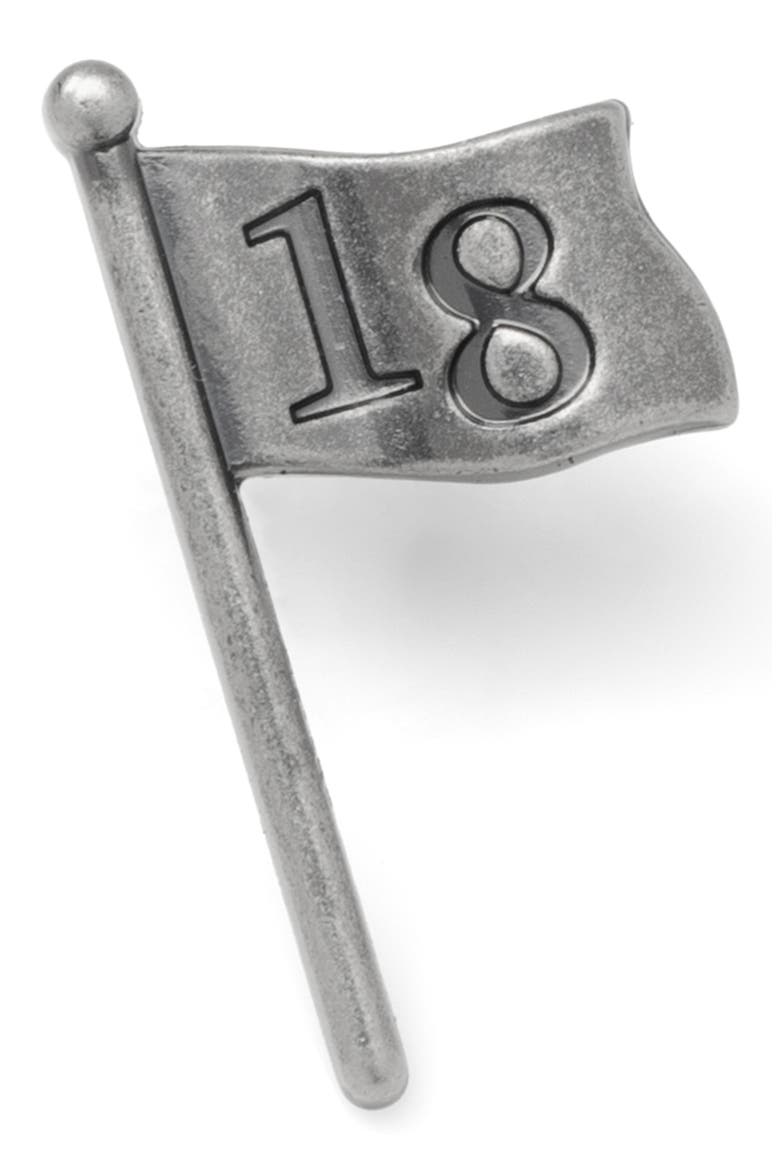 18th Hole Golf Pin, Main, color, SILVER