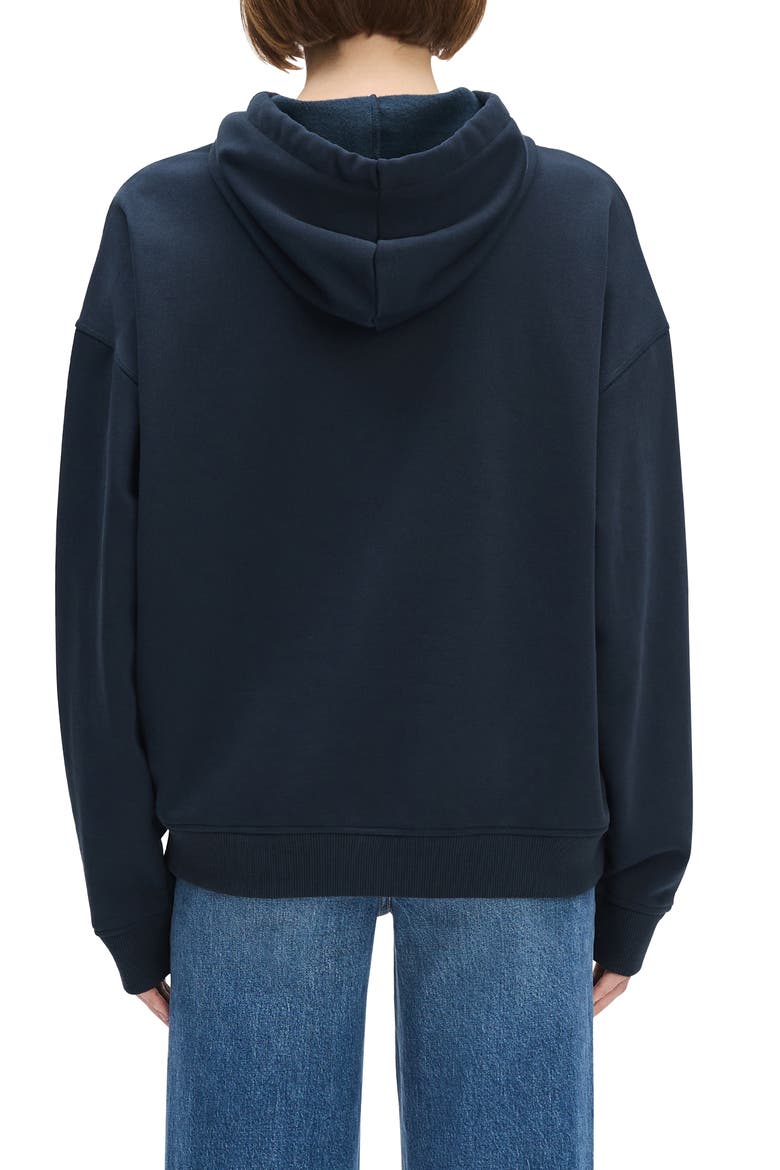 The Collegiate Graphic Hoodie, Alternate, color, NAVY/ BURGUNDY