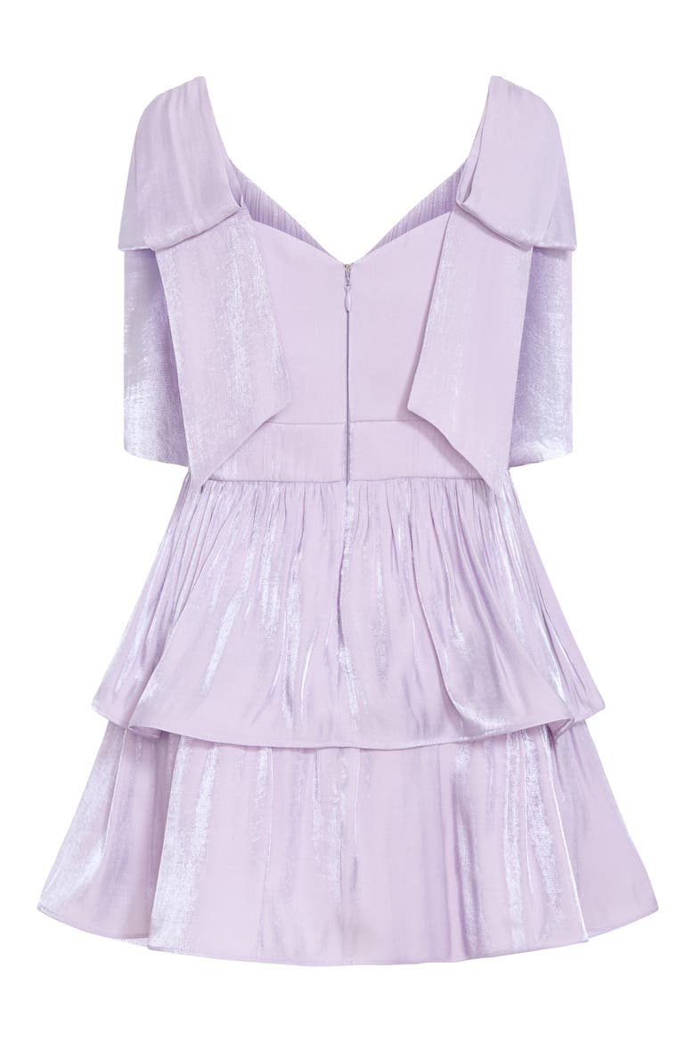 Betty Bow Cocktail Dress, Alternate, color, LILAC