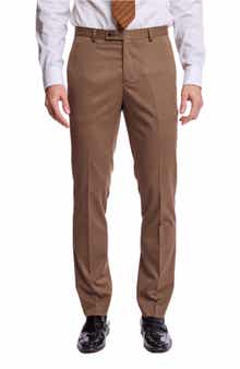 Downing Slim Fit Flat Front Dress Pants
