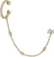 Anzie Cléo Mini Jumelle Lab Grown Diamond Stud & Cuff Earring