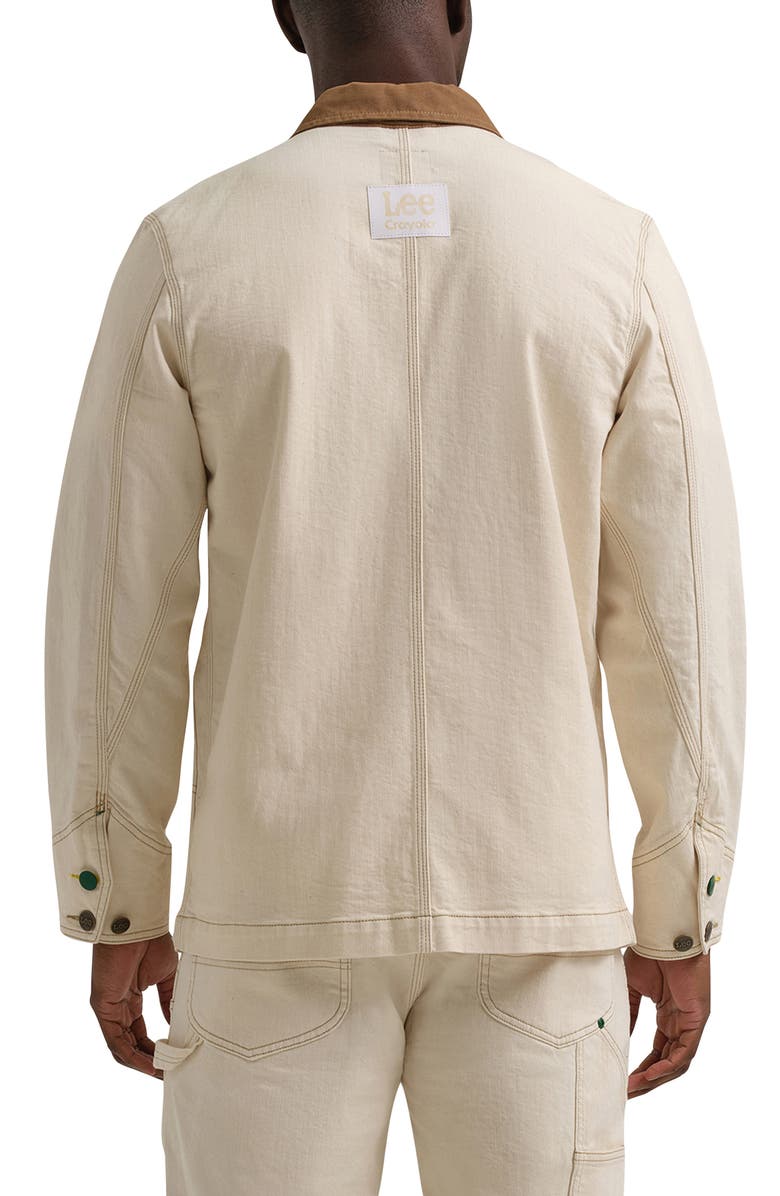 Lee x Crayola Jacket, Alternate, color, Ecru