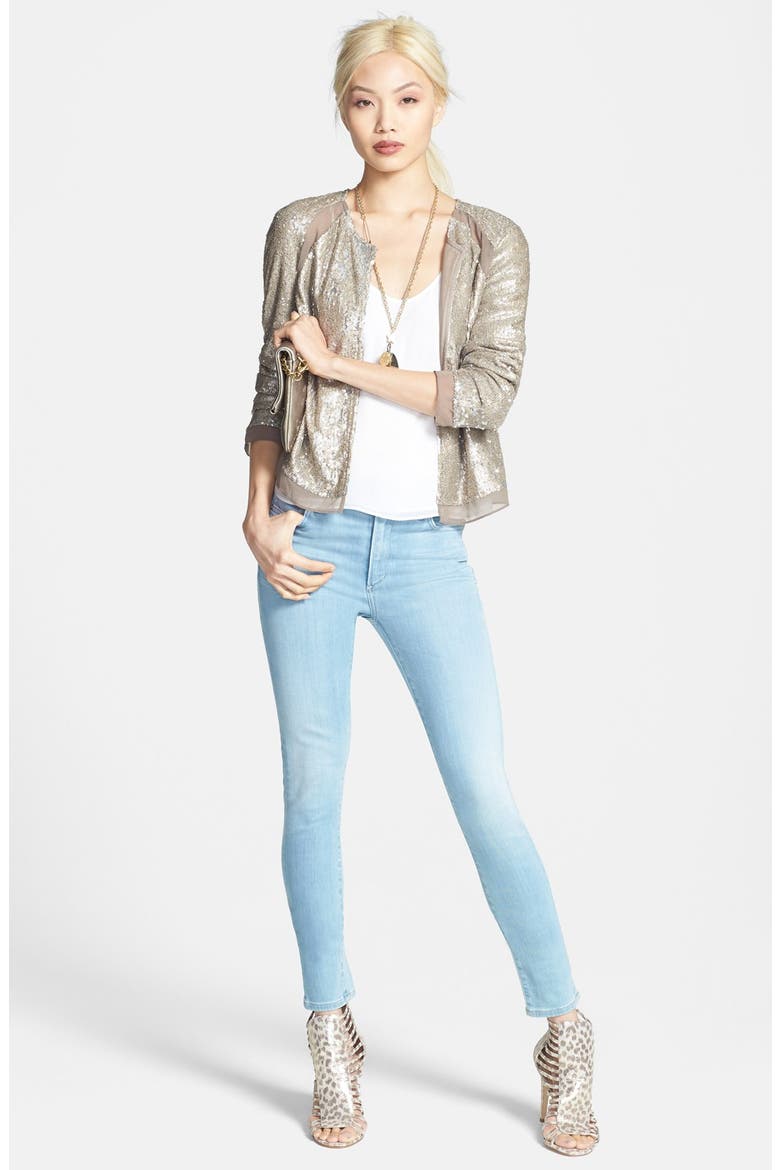 'Rocket' Ultra Skinny Jeans, Alternate, color, DUSTED