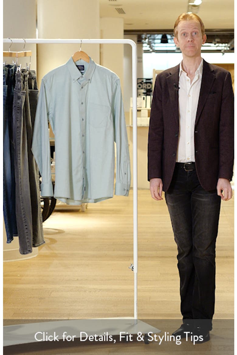 Regular Fit Light Green Cotton Button-Down Oxford Shirt video