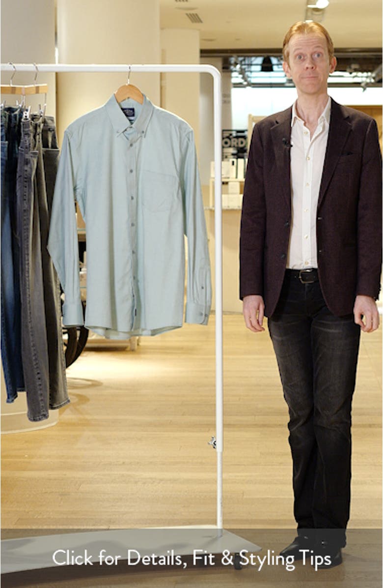 Eagle Regular Fit Light Green Cotton Button-Down Oxford Shirt, sales video thumbnail