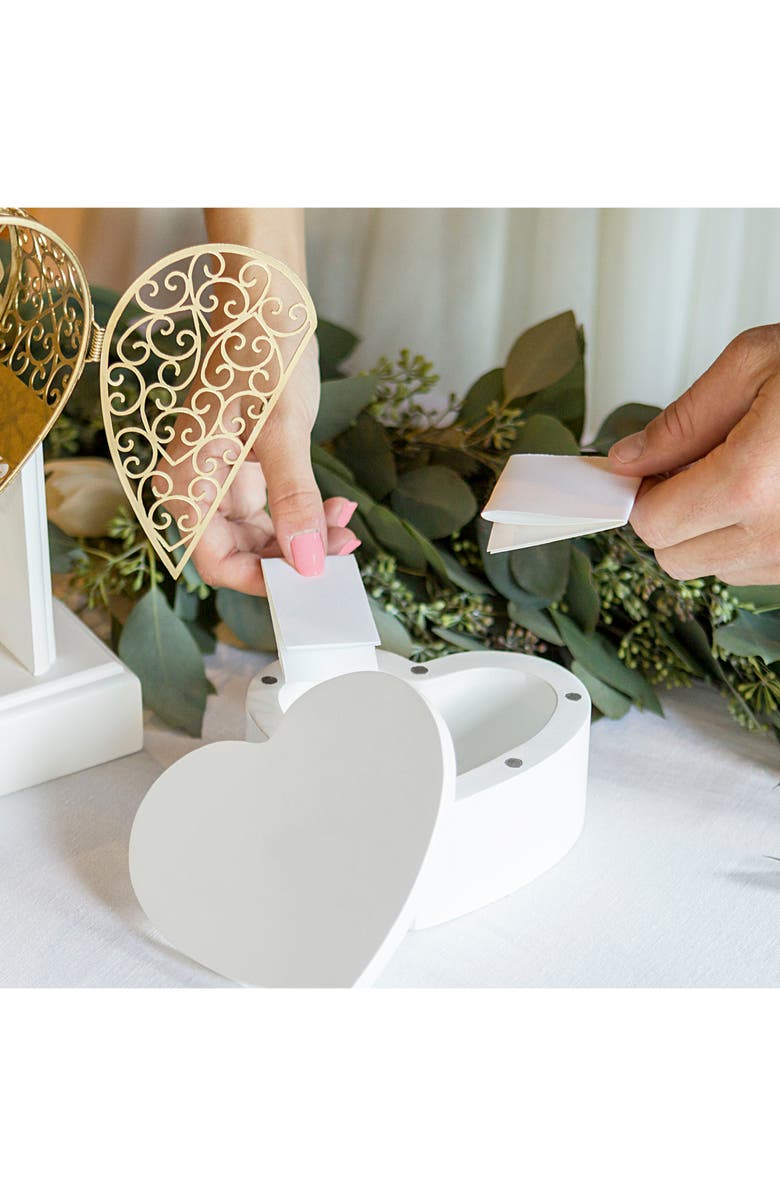 Cathy's Concepts Key To My Heart Monogram Vow Unity Keepsake Box, Alternate, color,