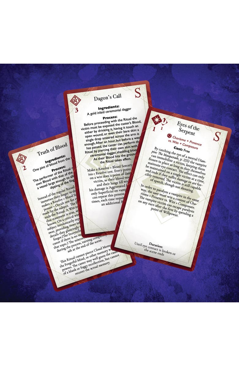 Renegade Game Studios The Masquerade Discipline Deck Accessory, Alternate, color, 