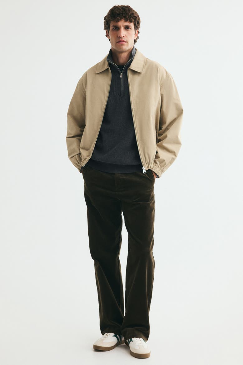Regular-fit Half-zip Sweater, Alternate, color, Dark gray