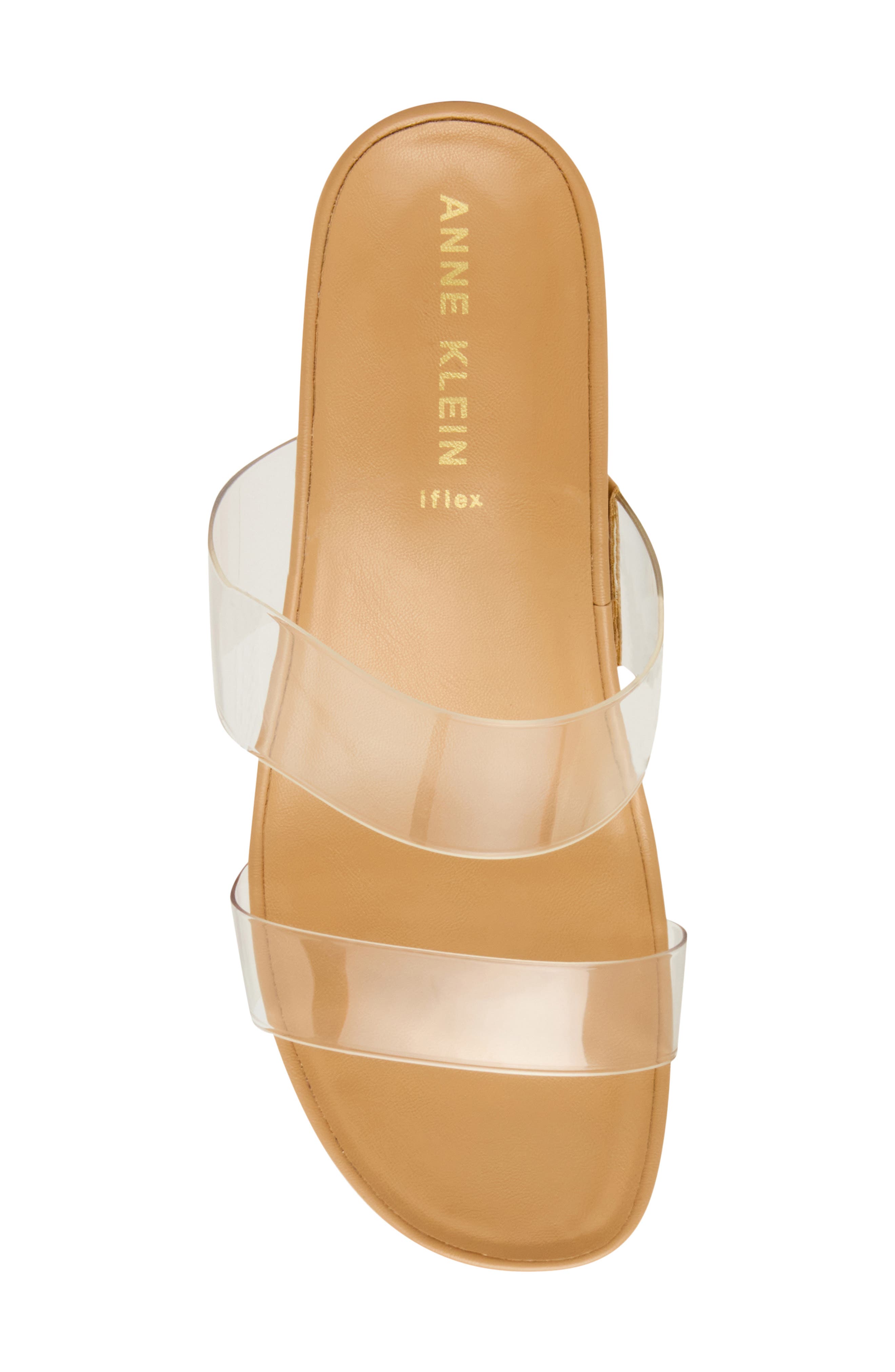 Anne Klein Kapricorn Wedge Sandal, Alternate, color, Clear