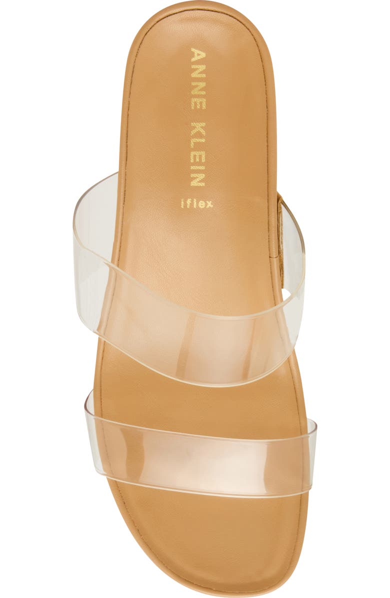 Anne Klein Kapricorn Wedge Sandal, Alternate, color, Clear
