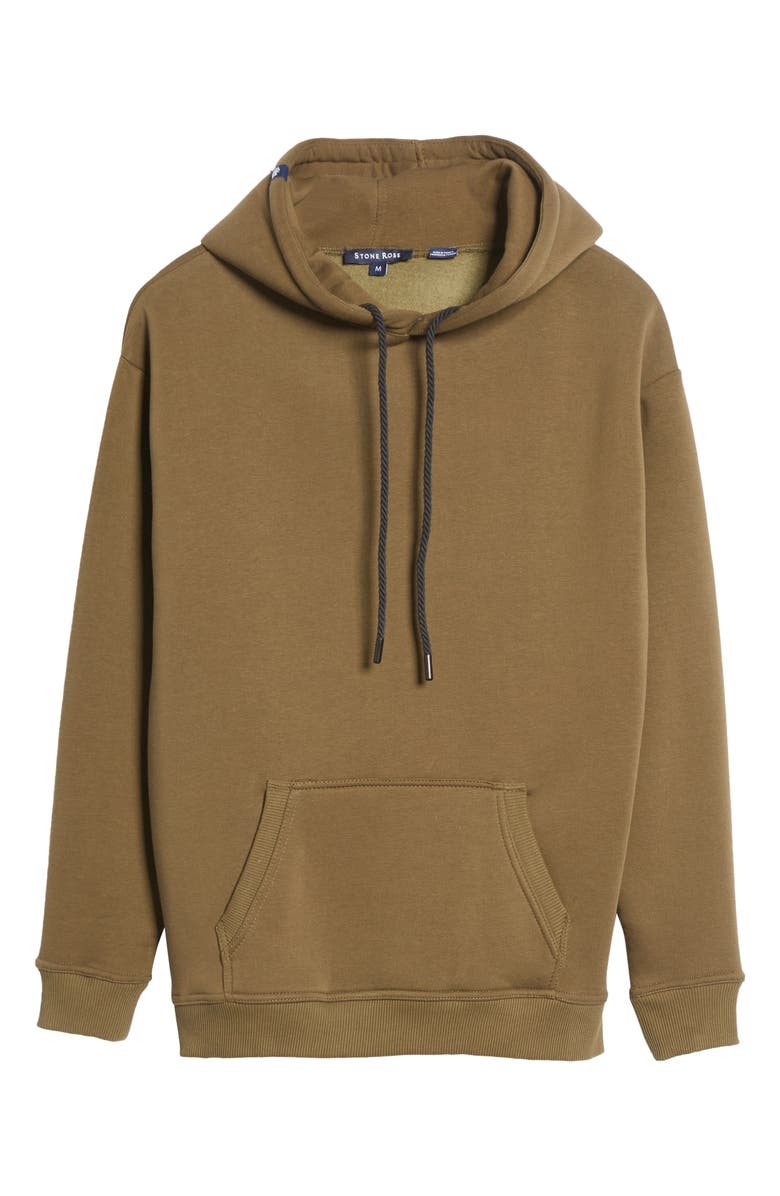 Stone Rose Solid Fleece Hoodie, Alternate, color, 