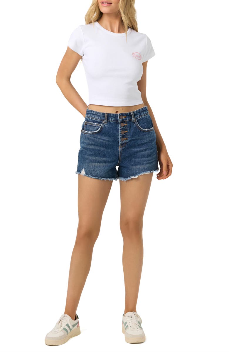 O'Neill Surfing Co. Cotton Crop Graphic T-Shirt, Alternate, color, White