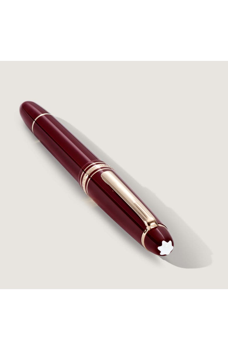 Montblanc Meisterstück Classique Burgundy Red Fountain Pen, Alternate, color, 