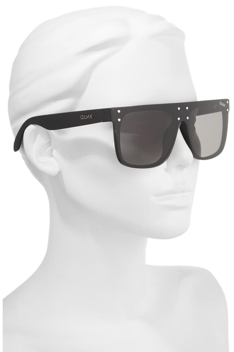 Australia Hidden Hills 59mm Shield Sunglasses, Alternate, color, BLACK