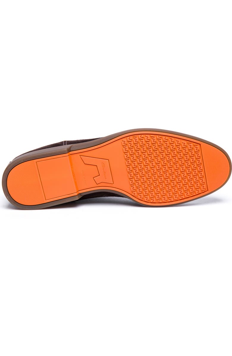 Santoni Regal Chelsea Boot, Alternate, color, Dark Brown