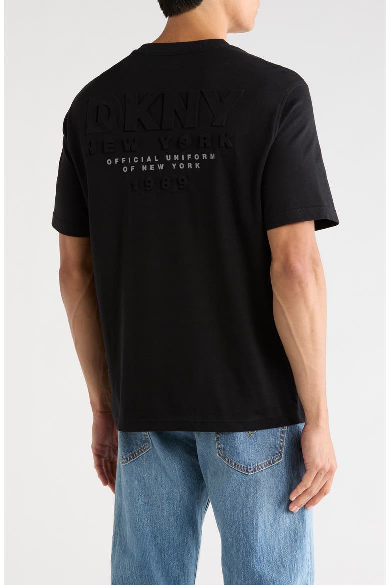 Biggie Embossed T-Shirt, Alternate, color, BLACK