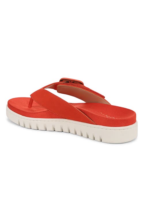 Vionic Uptown Marin Sandal In Red