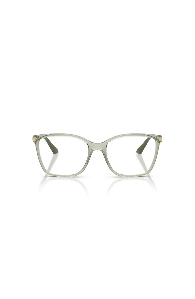 Vogue Eyewear 51mm Square optical glasses, Alternate, color, Green