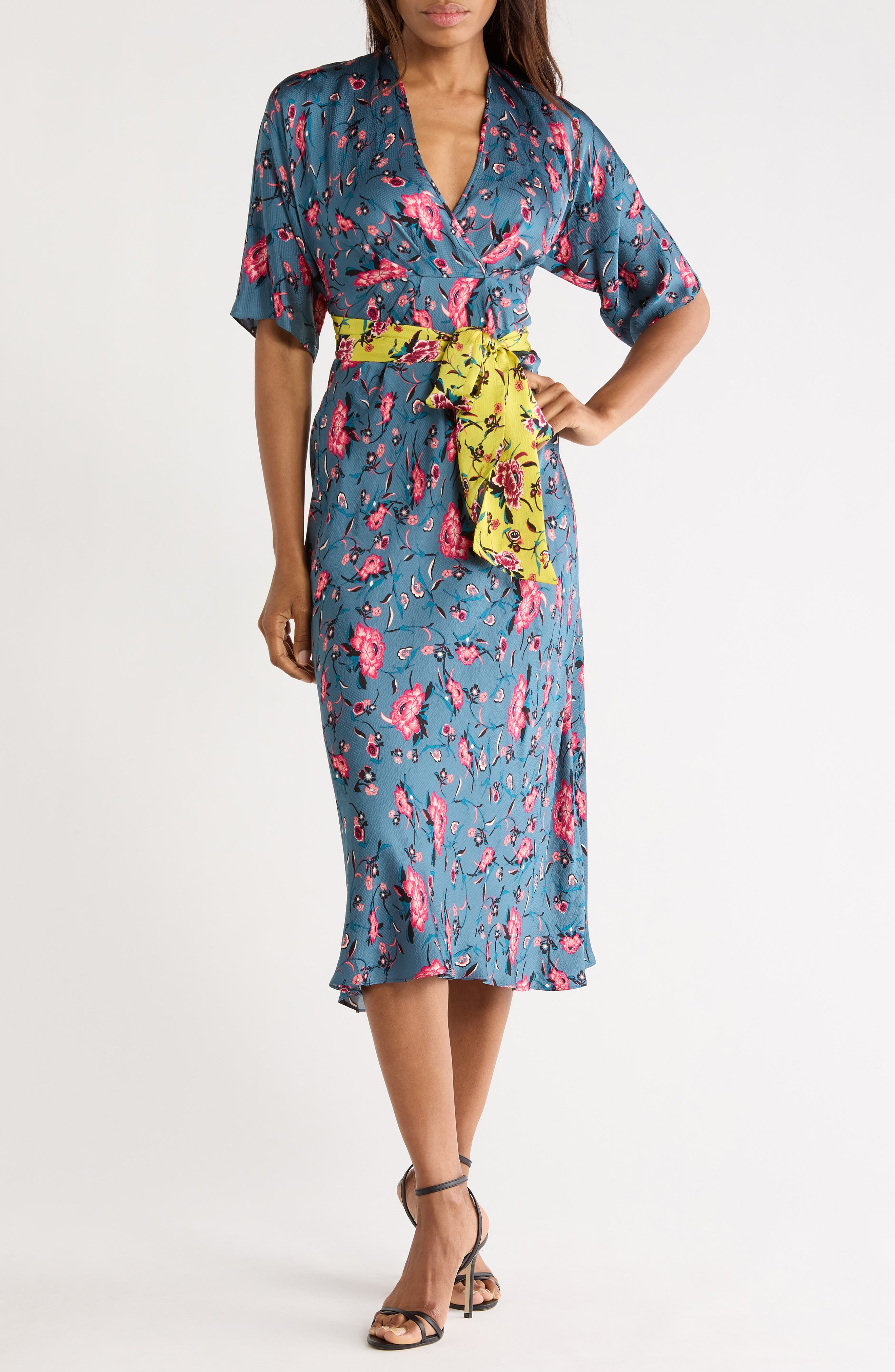 Diane von Furstenberg Gracie Floral Print Dress