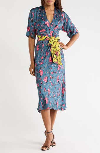 Diane von Furstenberg Gracie Floral Print Dress
