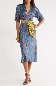 Diane von Furstenberg Gracie Floral Print Dress