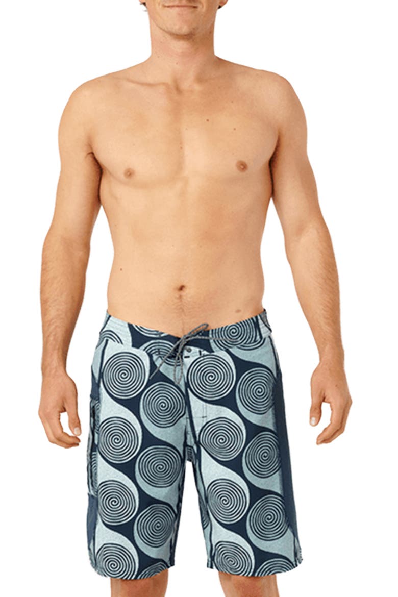 Mirage Search Board Shorts, Main, color, NAVY/ BLUE
