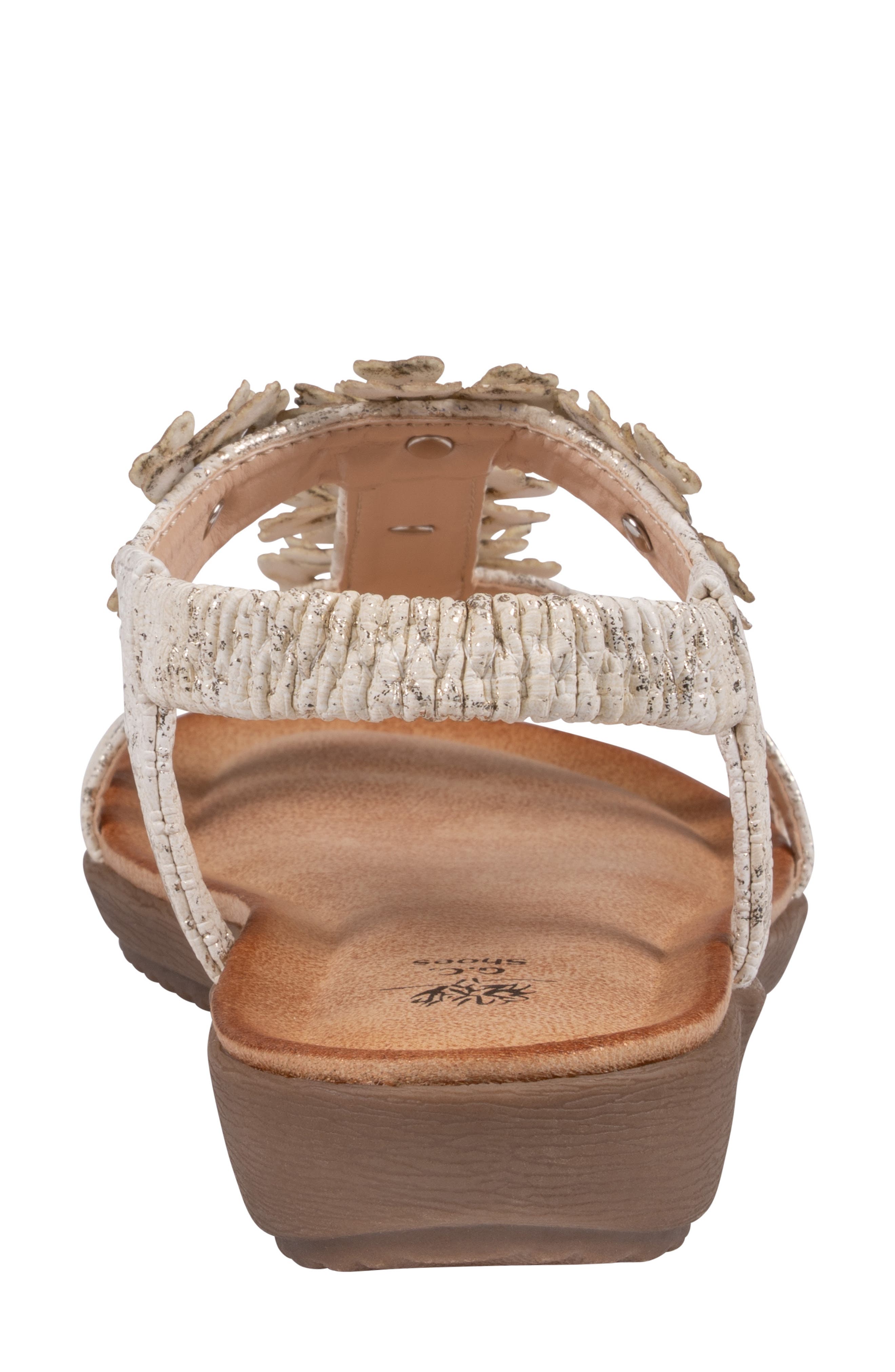 Lily Floral Slingback Sandal, Alternate, color, NATURAL