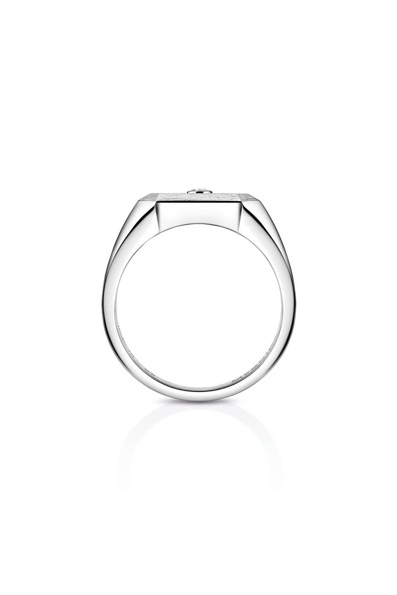 Move Joaillerie Diamond Signet Ring, Alternate, color, TITANIUM