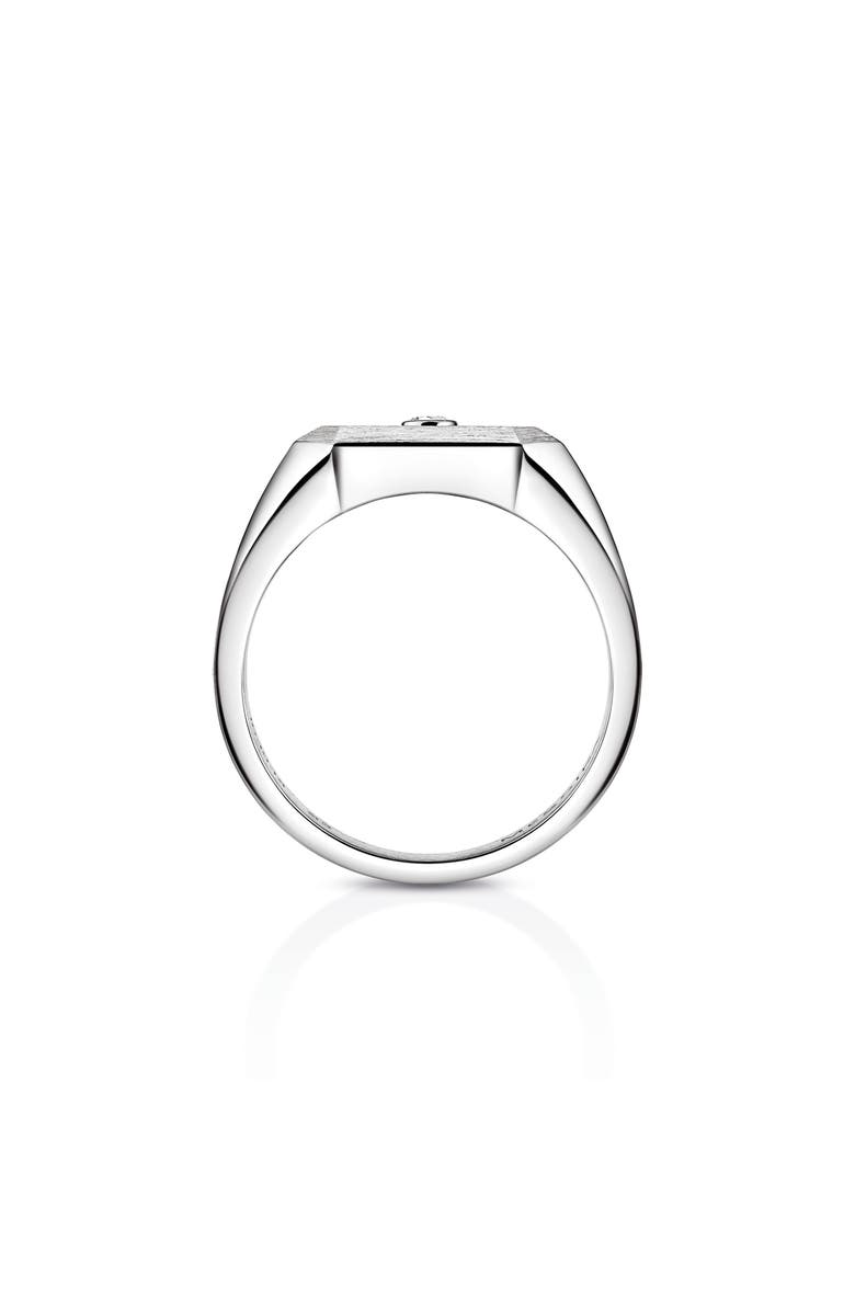 Messika Move Joaillerie Diamond Signet Ring, Alternate, color, Titanium