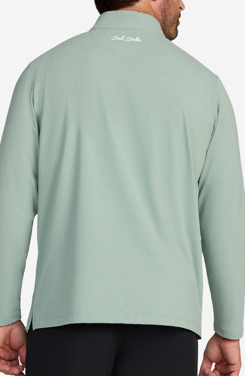 Bad Birdie Quarter Zip Golf Pullover, Alternate, color, Washed Sage