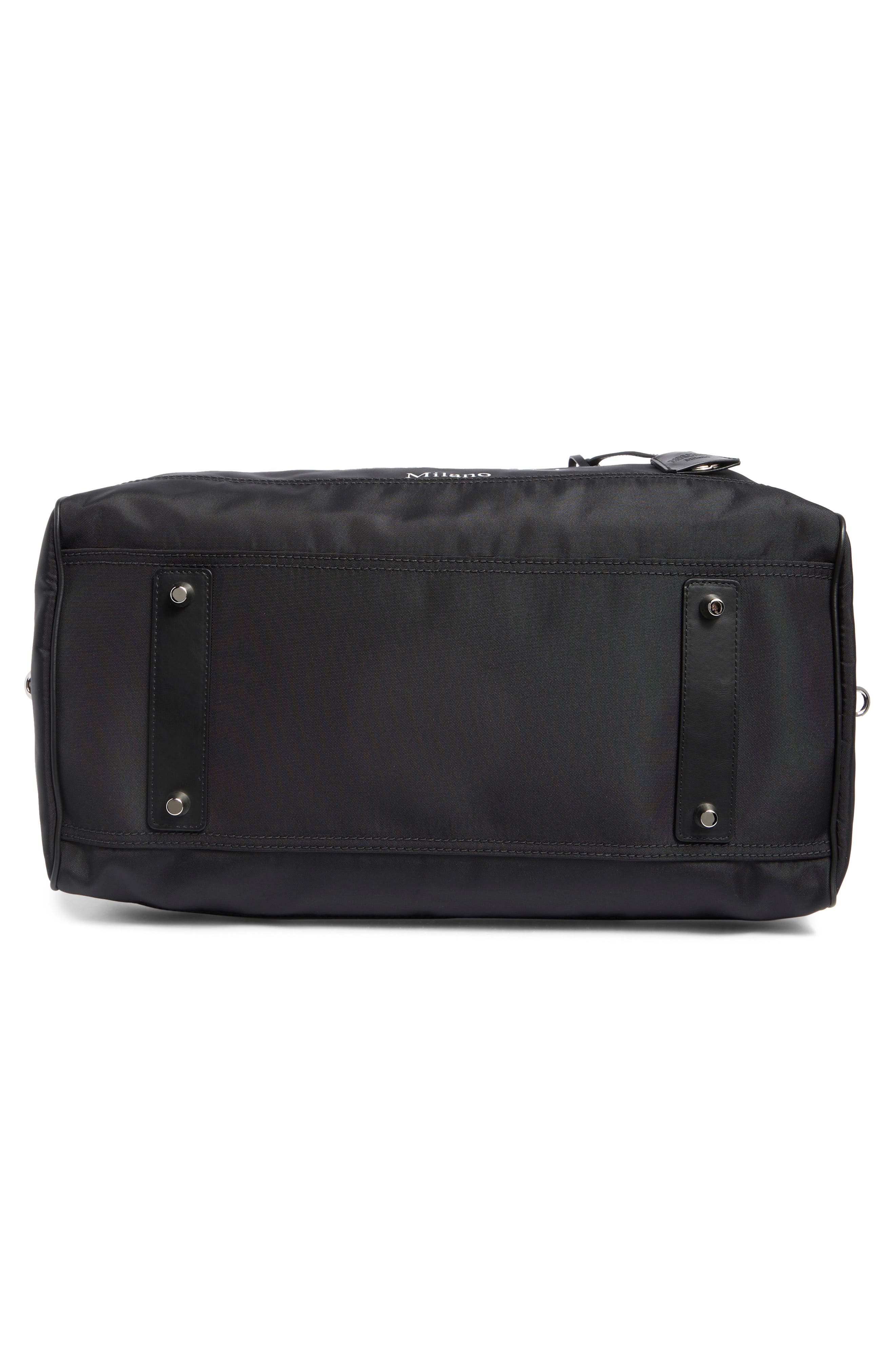 Moschino Travel Duffle Bag, Alternate, color, 