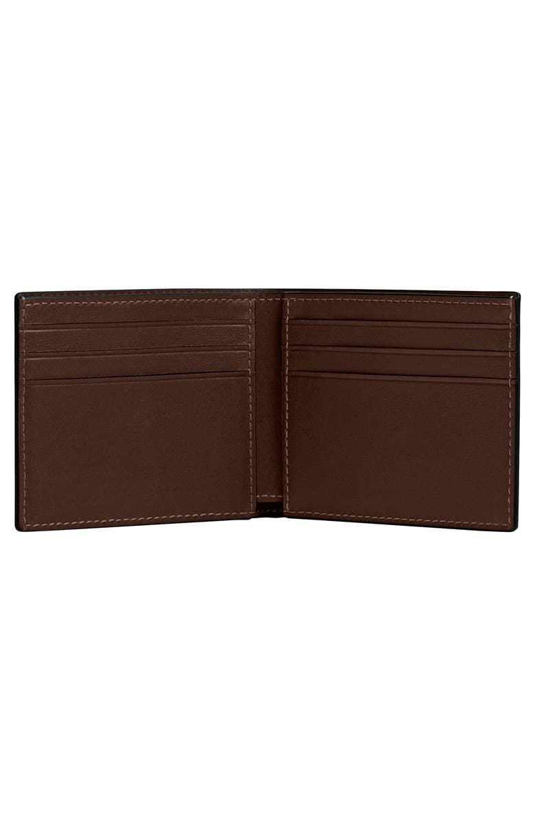 COACH Slim Leather Bifold Wallet, Alternate, color, Maple
