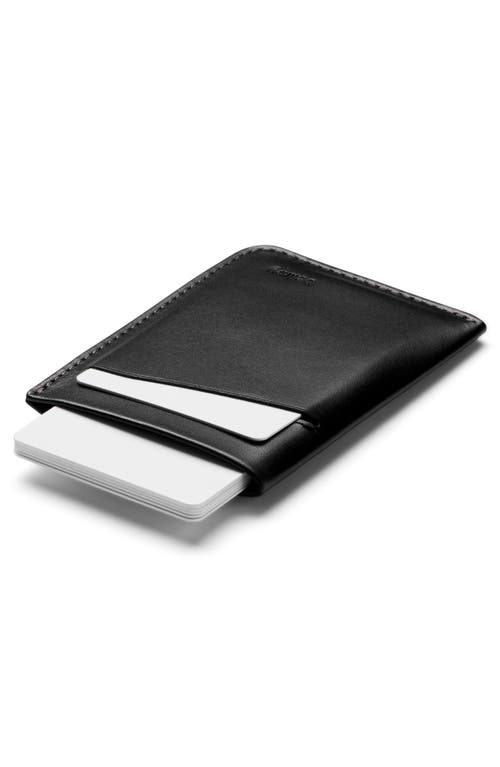 Bellroy Leather Card Sleeve In Black