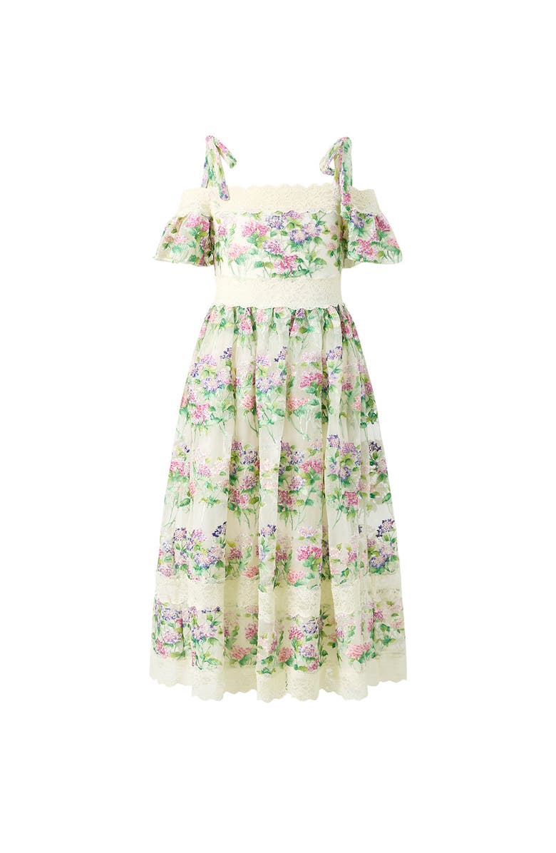 Marlo Kids Clementine Embroidered Maxi Dress, Main, color, Floral