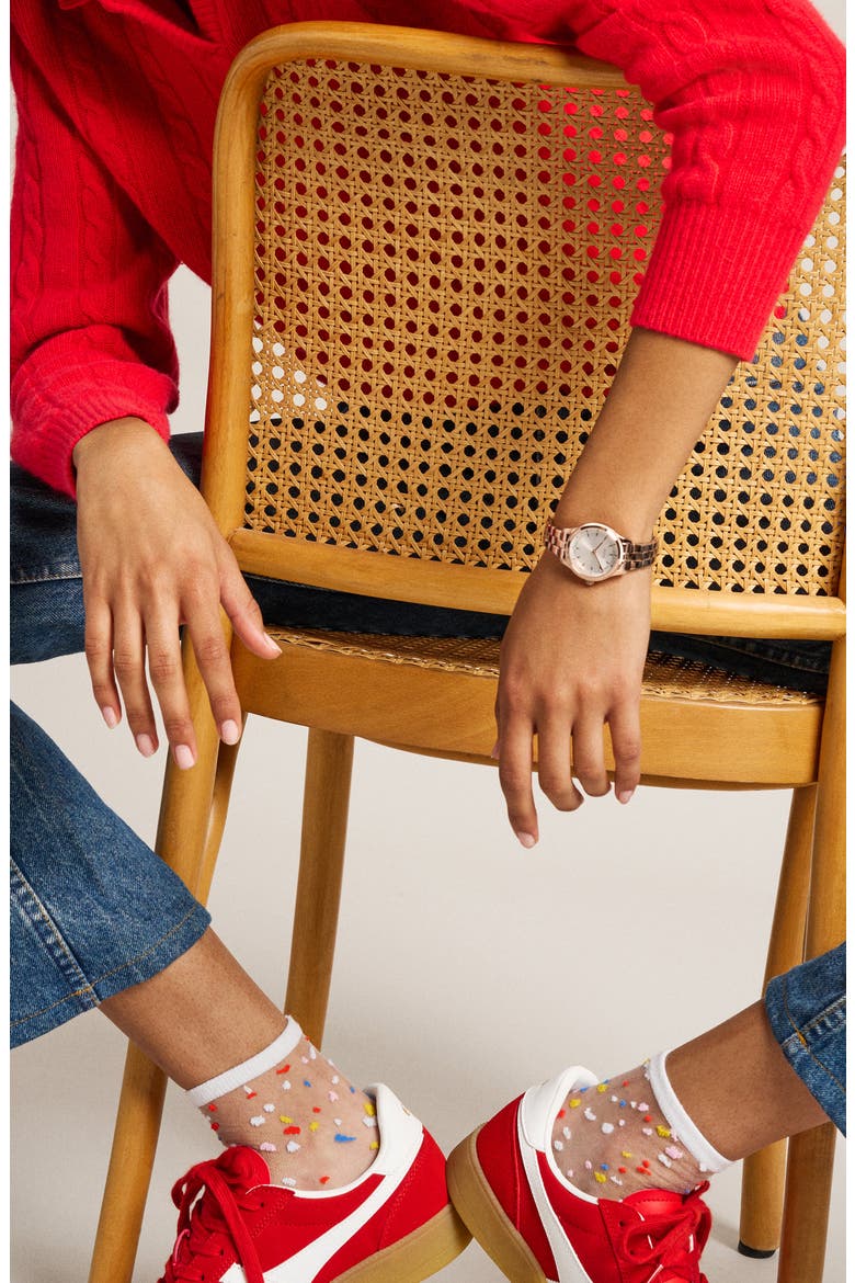 Brynn Rose Gold Tone Bracelet Watch, 30mm, Alternate, color, ROSE GOLD