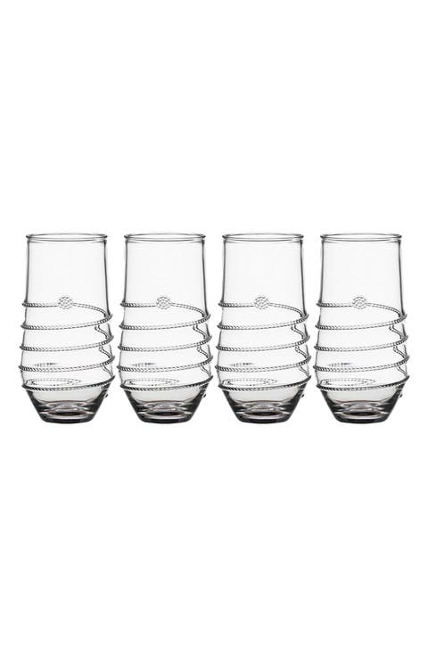 Amalia Acrylic Set of 4 Large Tumblers