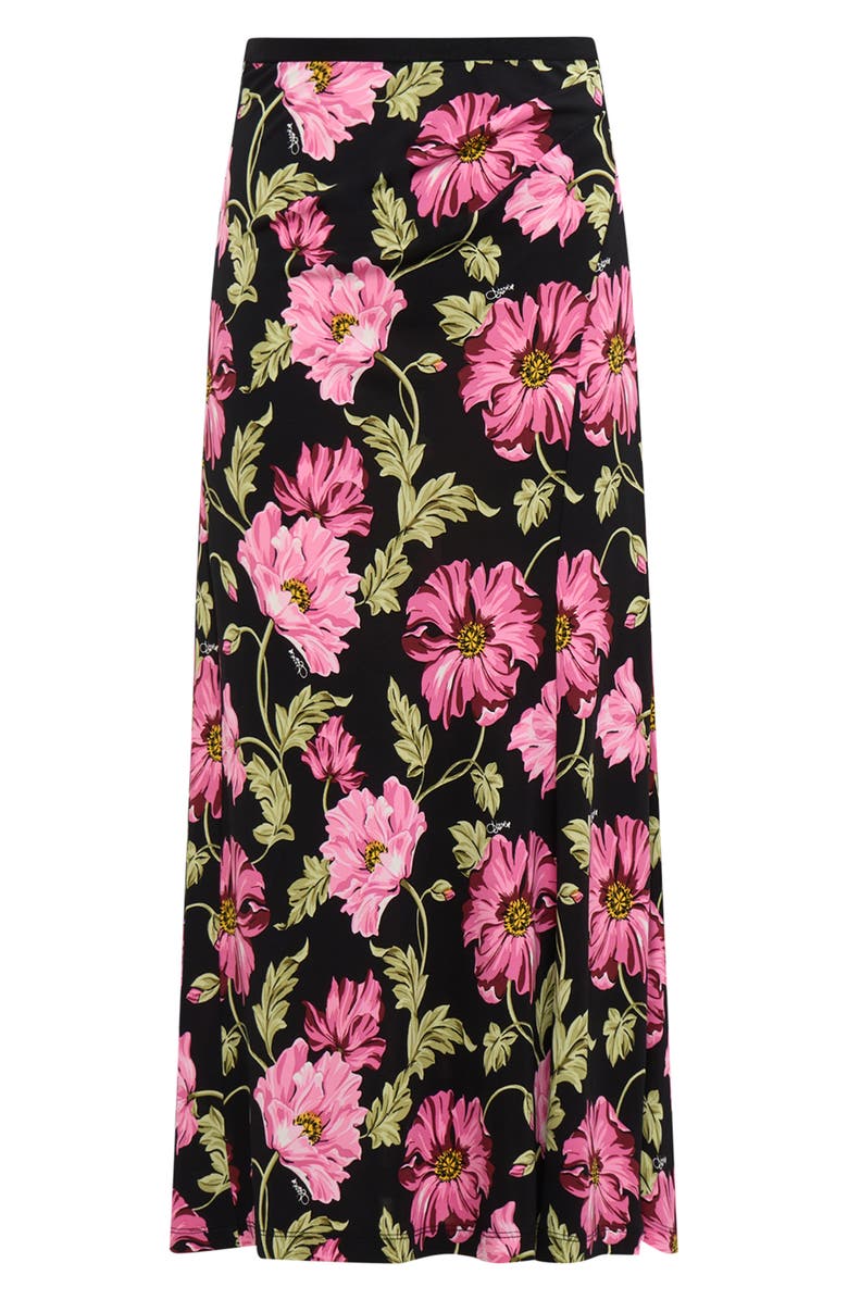 DVF Whitley Floral Midi Skirt, Alternate, color, 