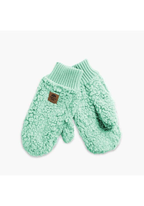 Turtle Fur High Pile Fleece Freestyle Mittens In Green