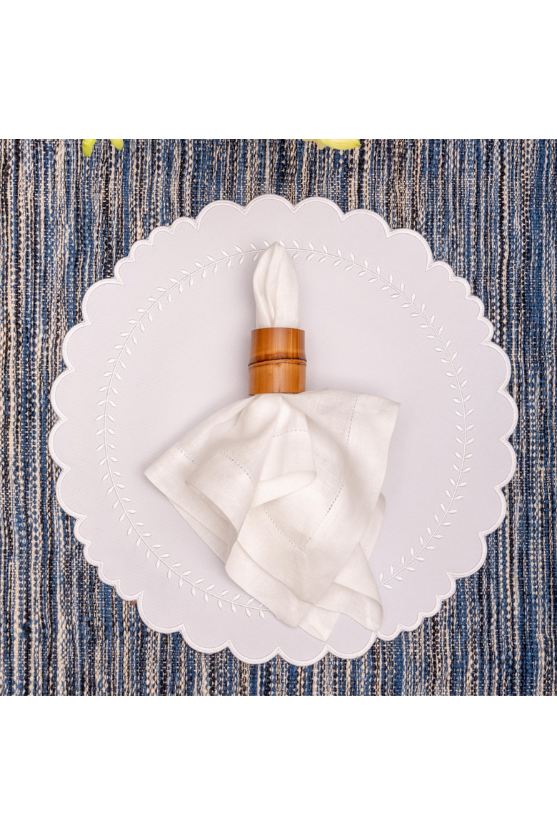 Arrow Placemat, Alternate, color, White