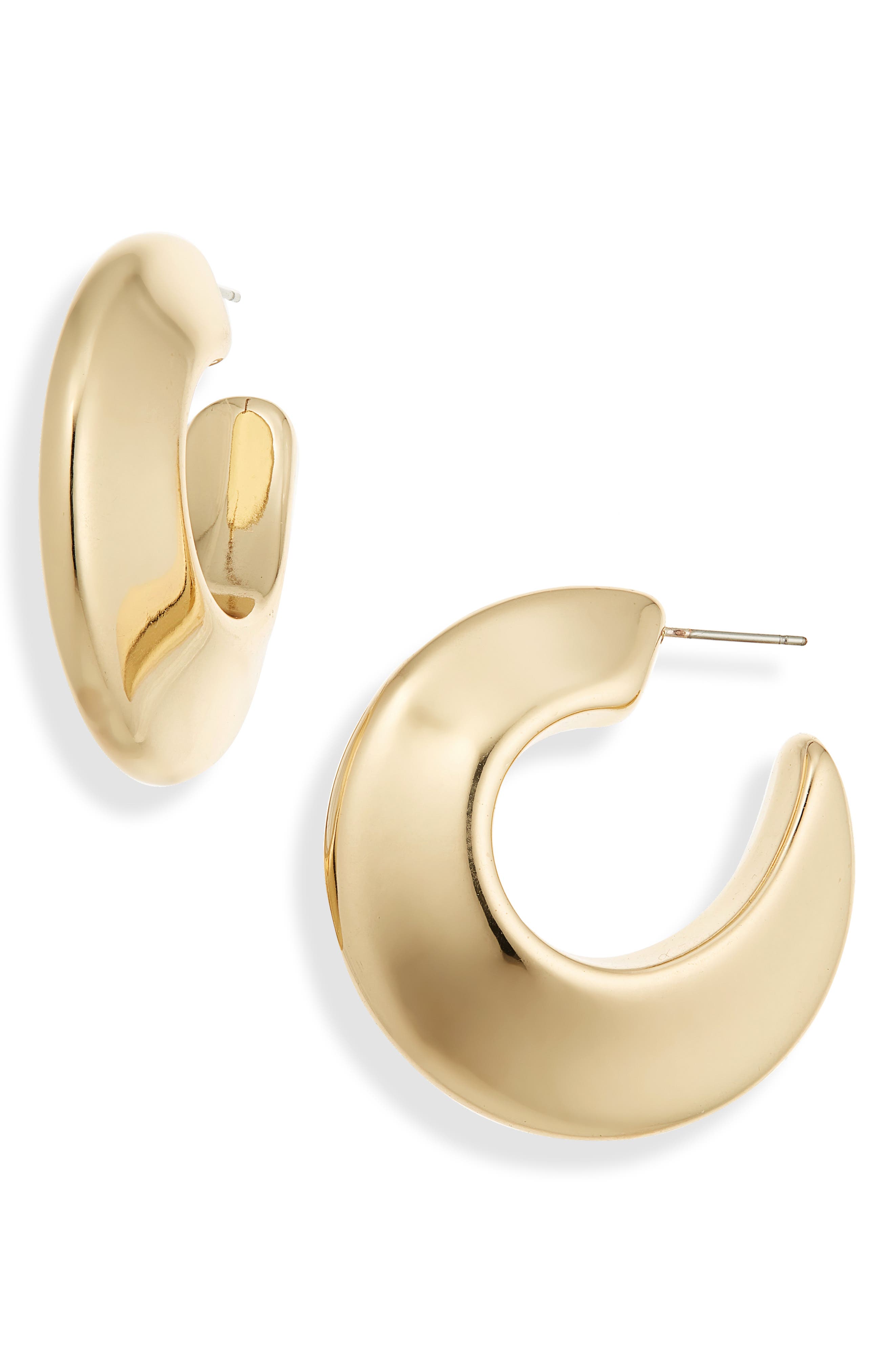 Cara Chunky Statement Hoop Earrings
