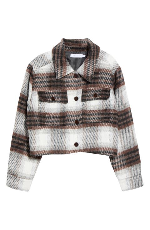 Plaid Crop Jacket