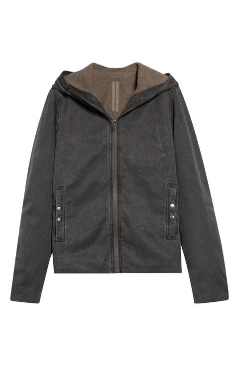 Gimp Cotton Canvas Zip Jacket