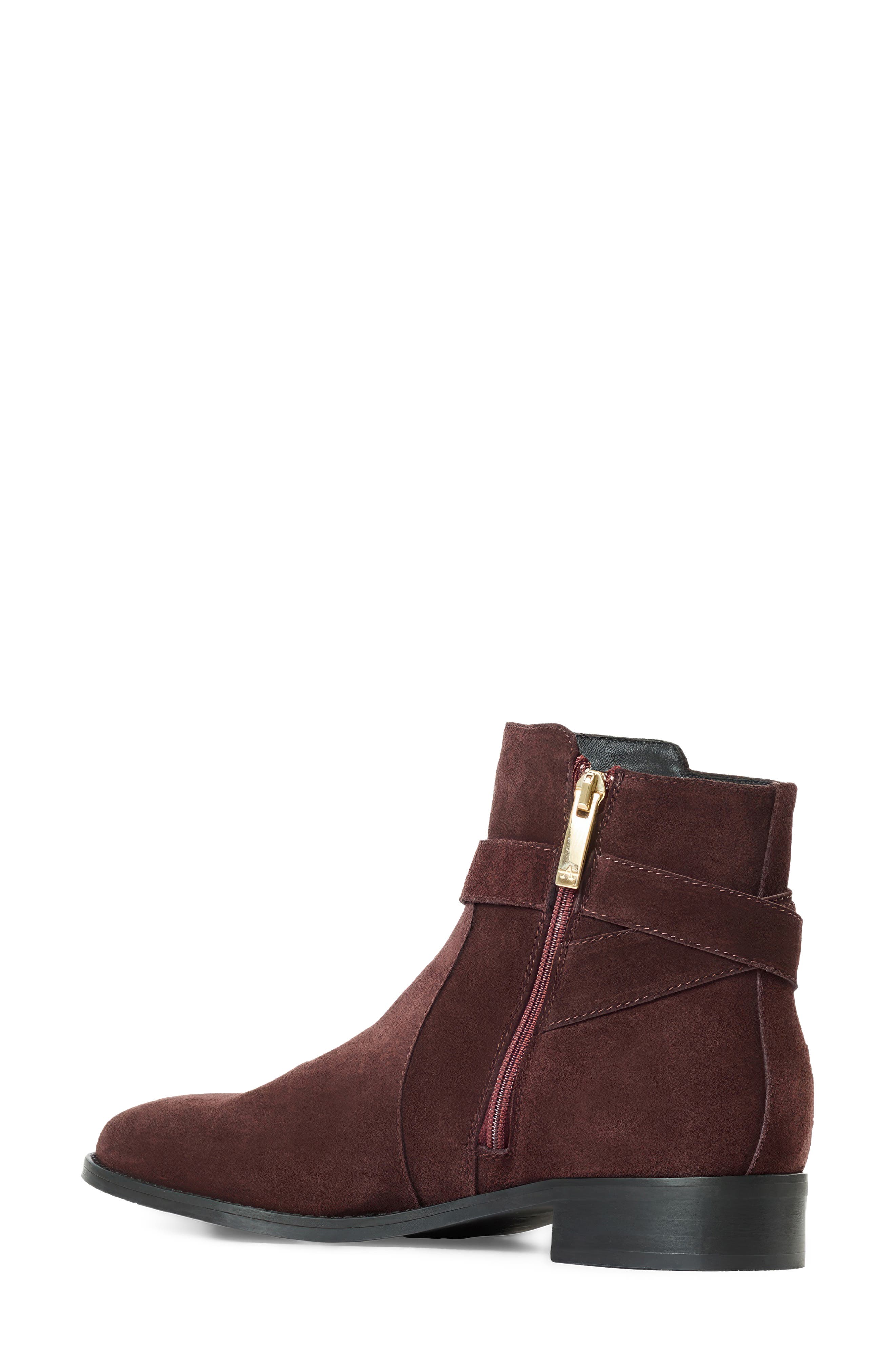 Silla Waterproof Bootie, Alternate, color, EGGPLANT SUEDE