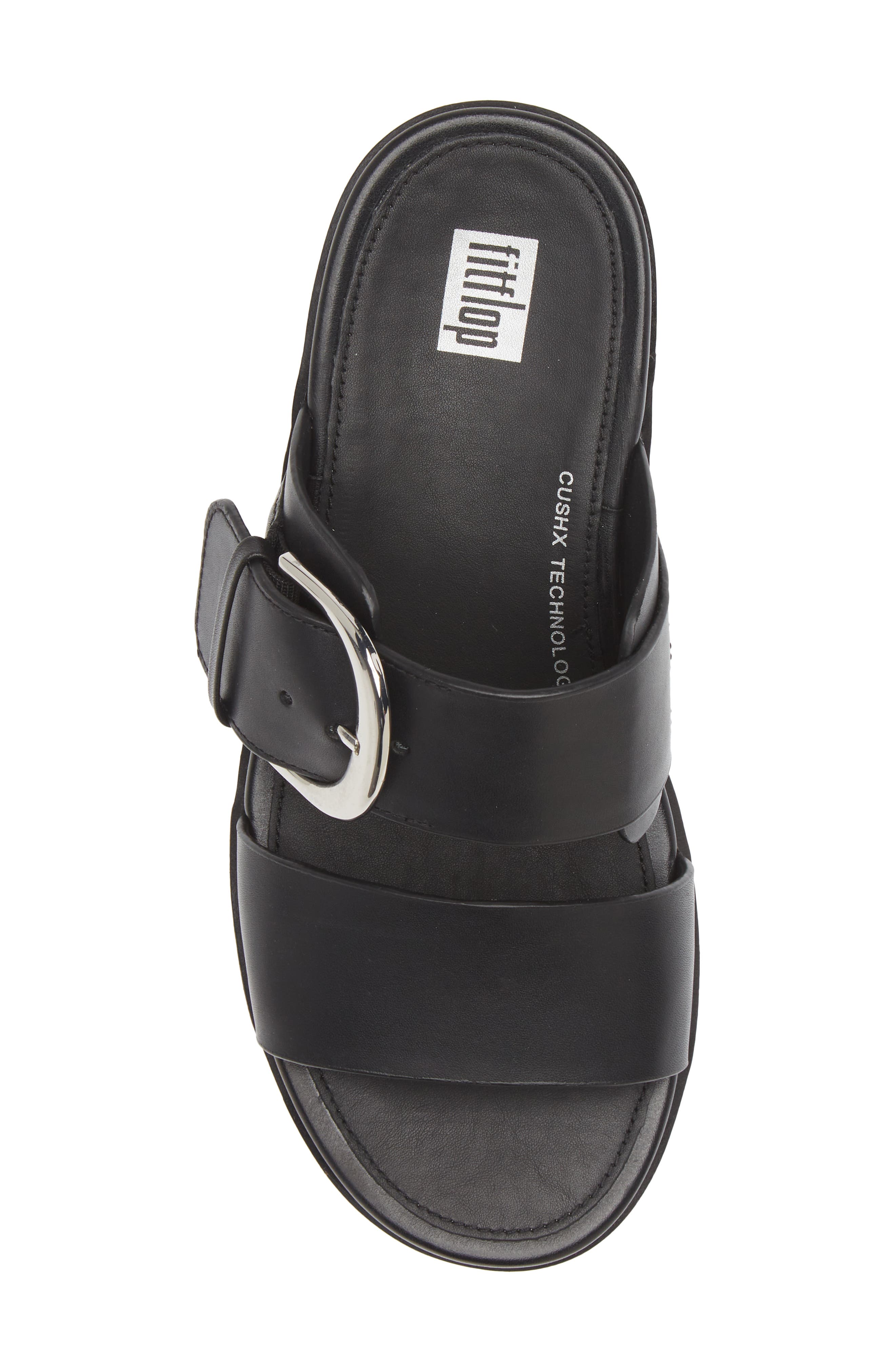 FitFlop Pilar Leather Platform Sandal, Alternate, color, 