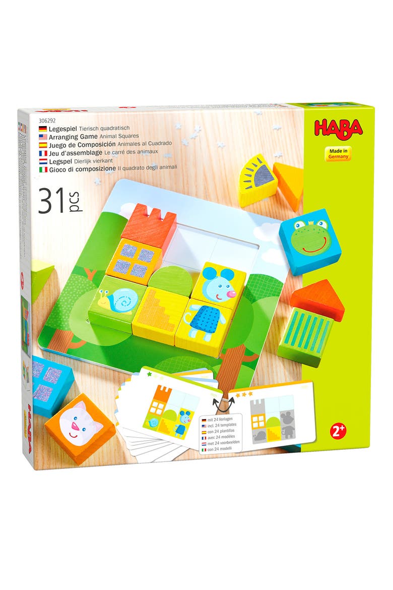 Animal Squares Arranging Game, Main, color, MULTI