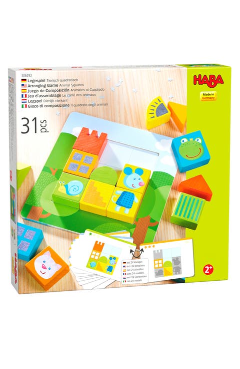 Animal Squares Arranging Game