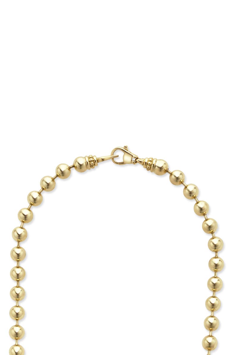 LAGOS Men's Anthem Ball Chain Necklace, Alternate, color, Gold