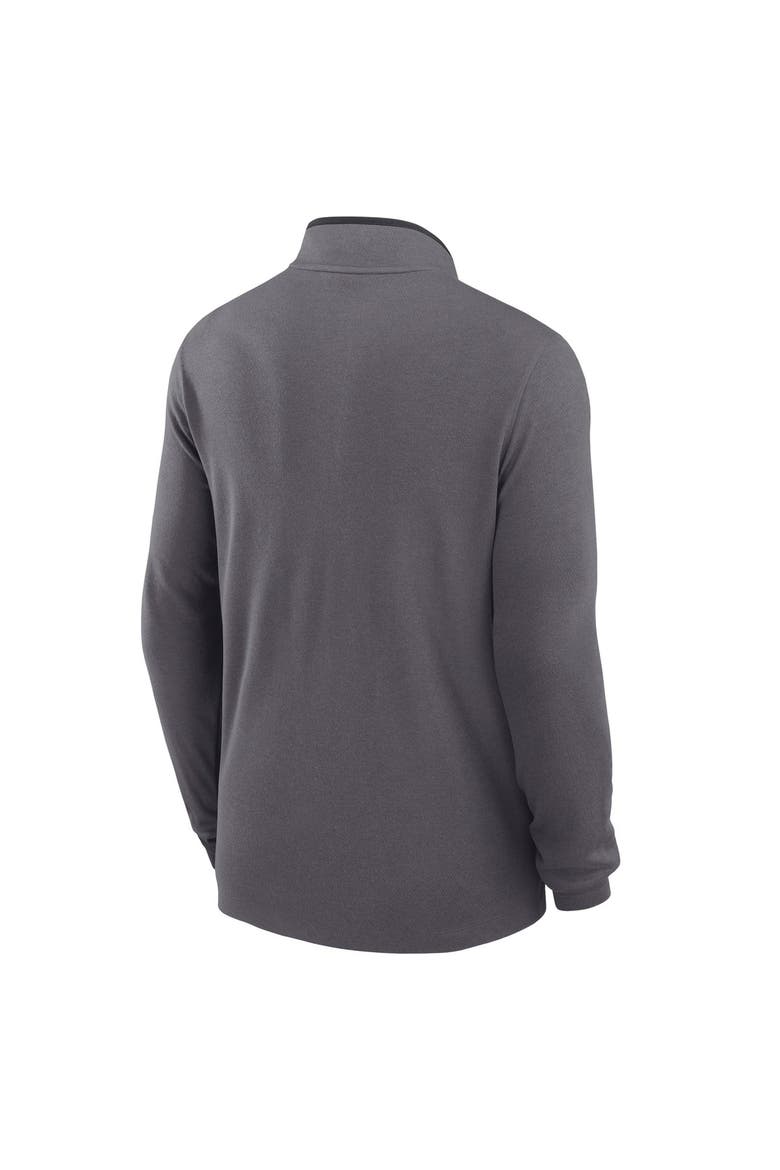 Men's Nike Gray Army Black Knights 2026 West Point Classic Collection Victory Quarter-Zip Pullover, Alternate, color, Gray