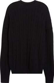 Balenciaga Cotton Cable Knit Sweater
